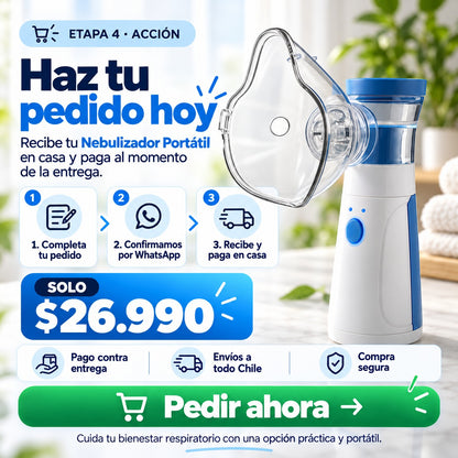 Nebulizador Portátil Niños y Adultos